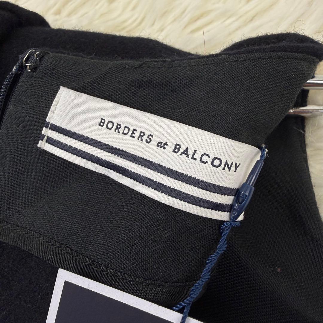 未使用 22AW ボーダーズアットバルコニー ワンピース ドレス カシミヤ混