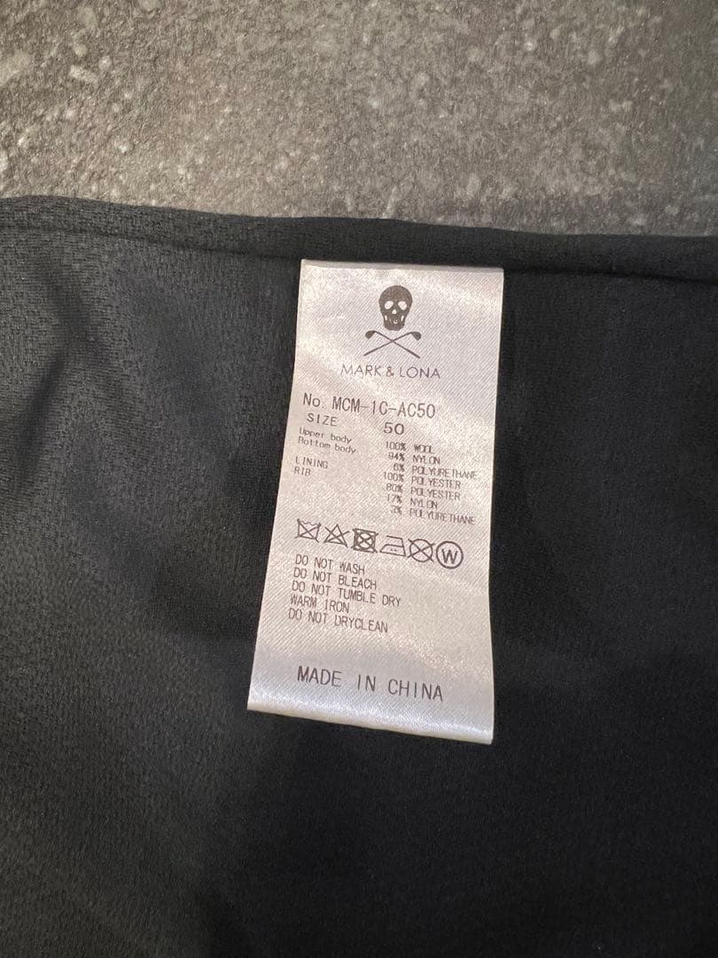 MARK & LONA サイドジップ付きトレーナー