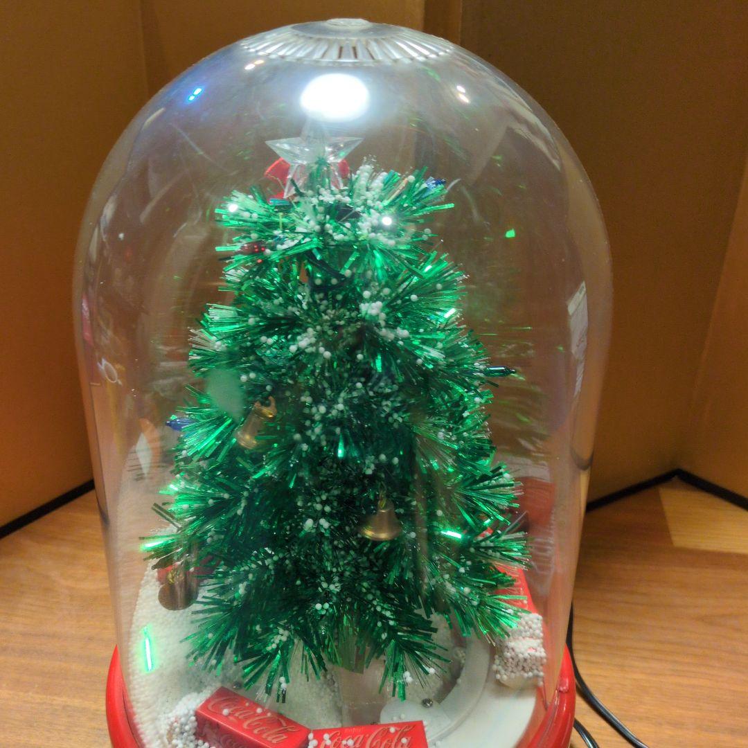 コカコーラ クリスマスツリー型スノードーム Coca-Cola 非売品 完動品