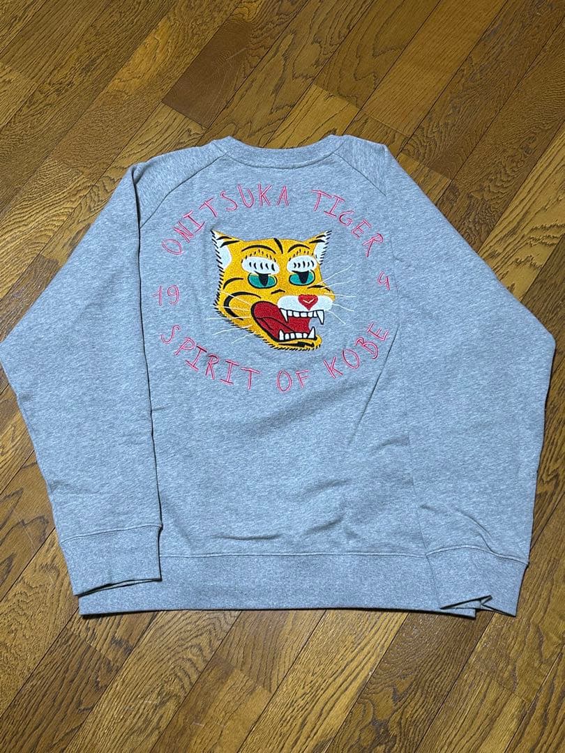 Onitsuka Tiger スウェット グレー 虎刺繍