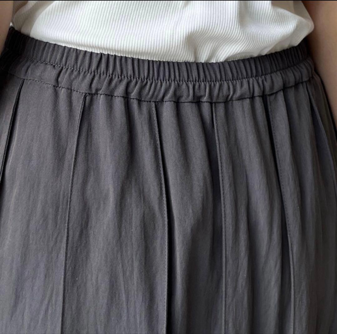 DOUDOU パネルプリーツスカート
