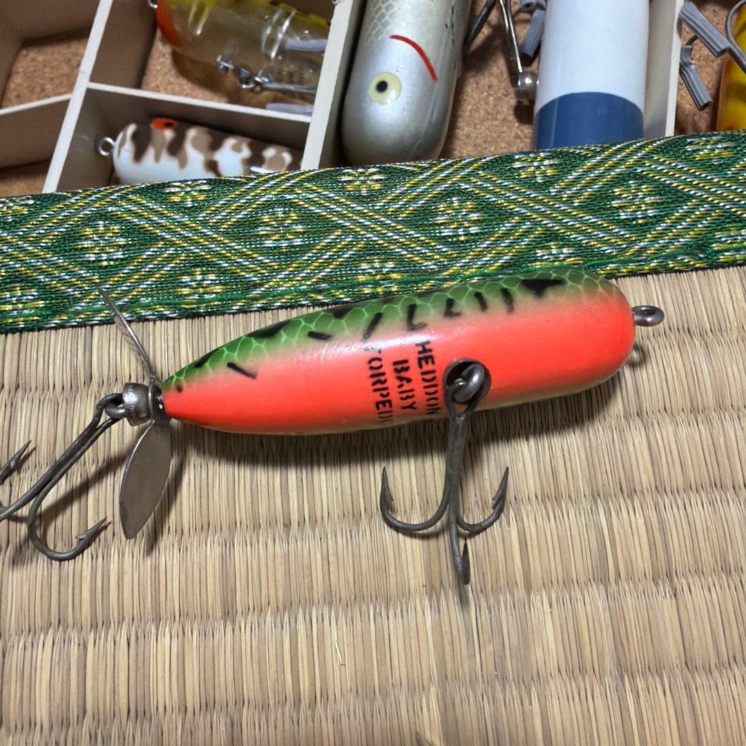 オールド　ヘドン　ベビートーピード　実釣用　３個セット！