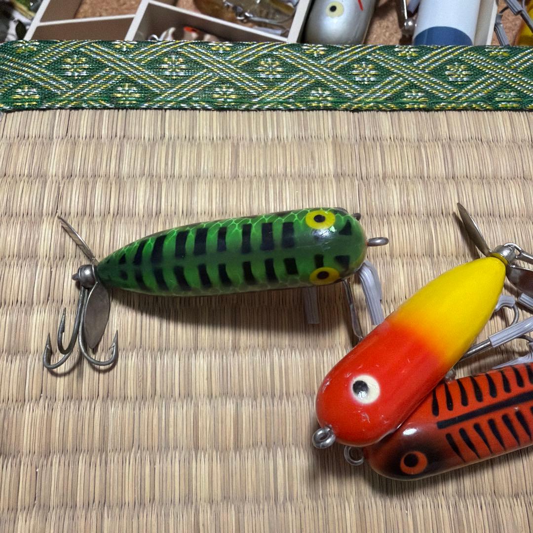 オールド　ヘドン　ベビートーピード　実釣用　３個セット！