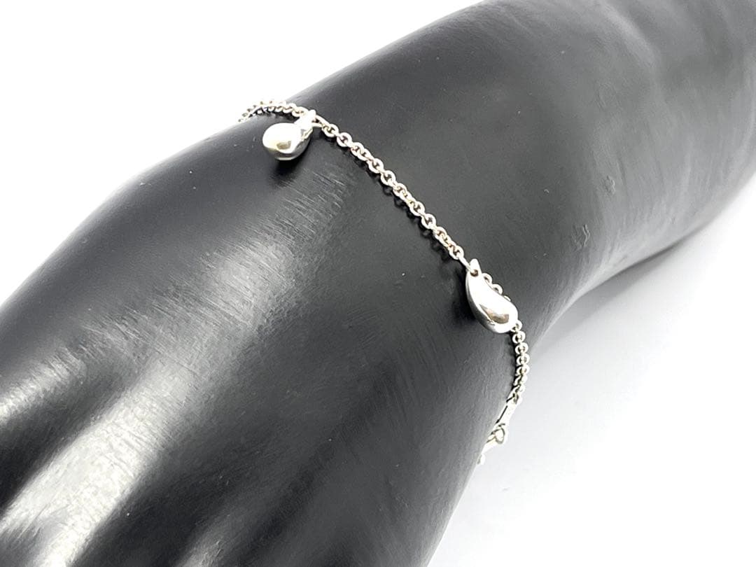 c695 美品　希少　ティファニー　ティアドロップ　5連　ブレスレット　925