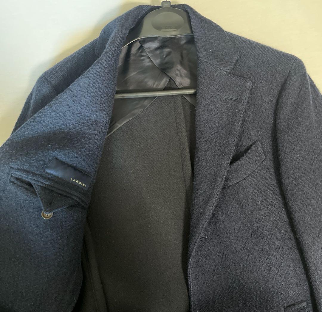 LARDINI《ラルディーニ》チェスターコート　ダークネイビー　サイズ46