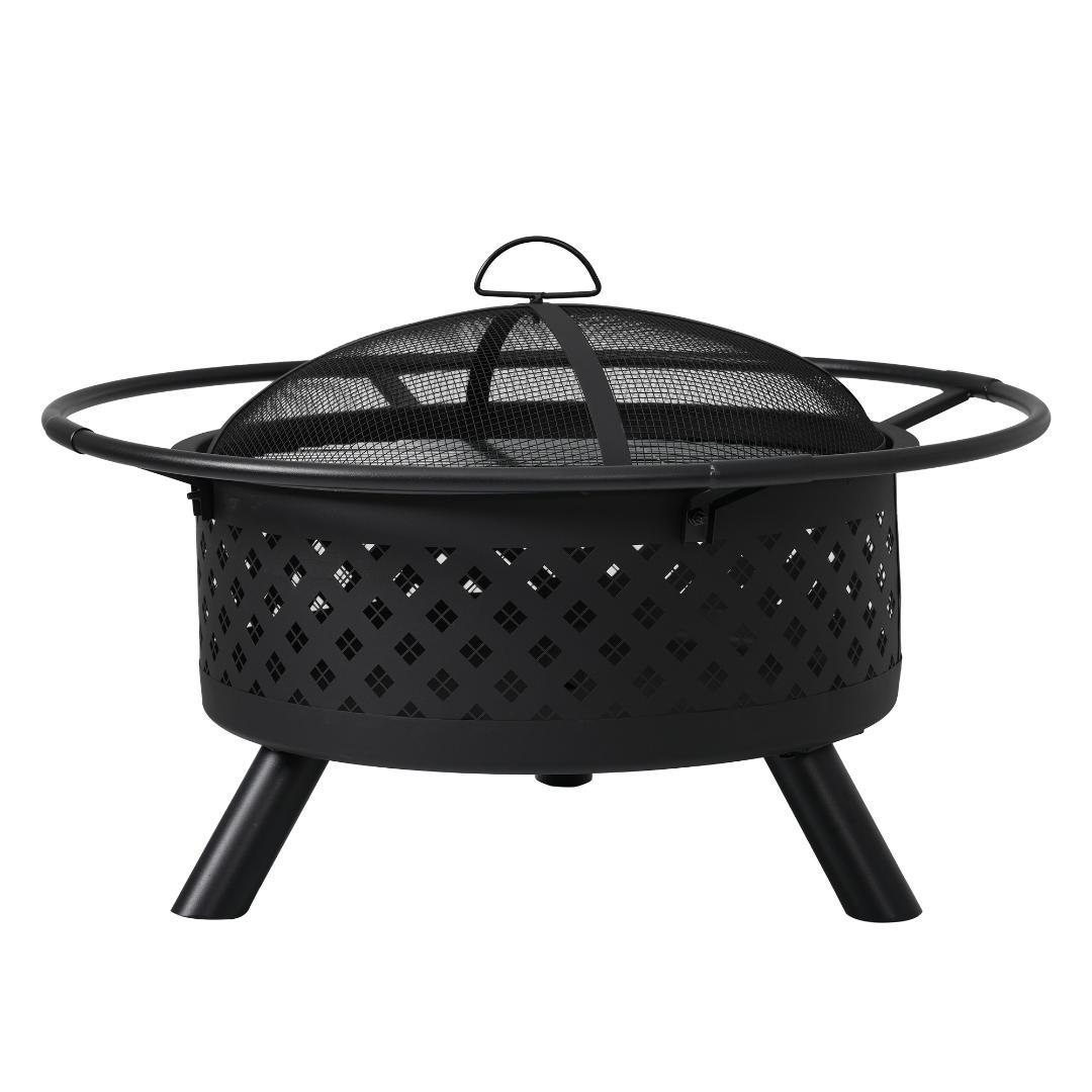 迅速発送！焚き火台　キャンプグッズ　二次燃焼　バーベキューコンロ　BLACK