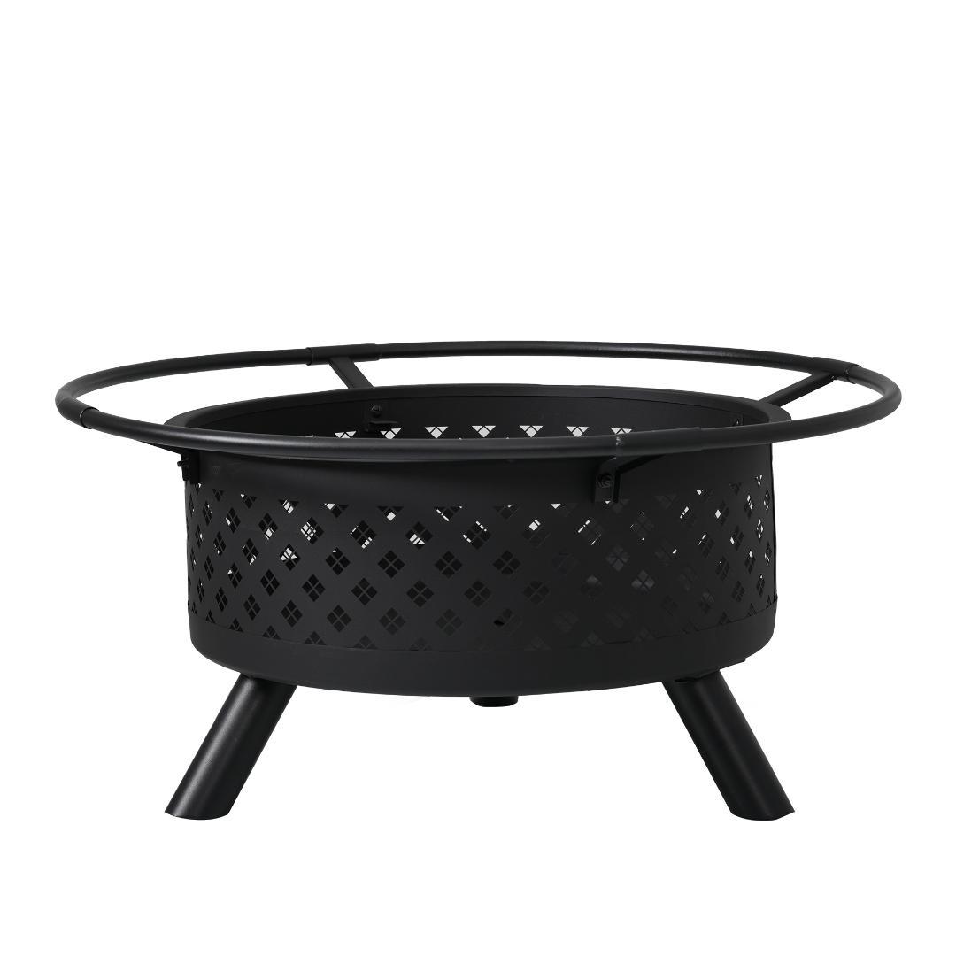 迅速発送！焚き火台　キャンプグッズ　二次燃焼　バーベキューコンロ　BLACK