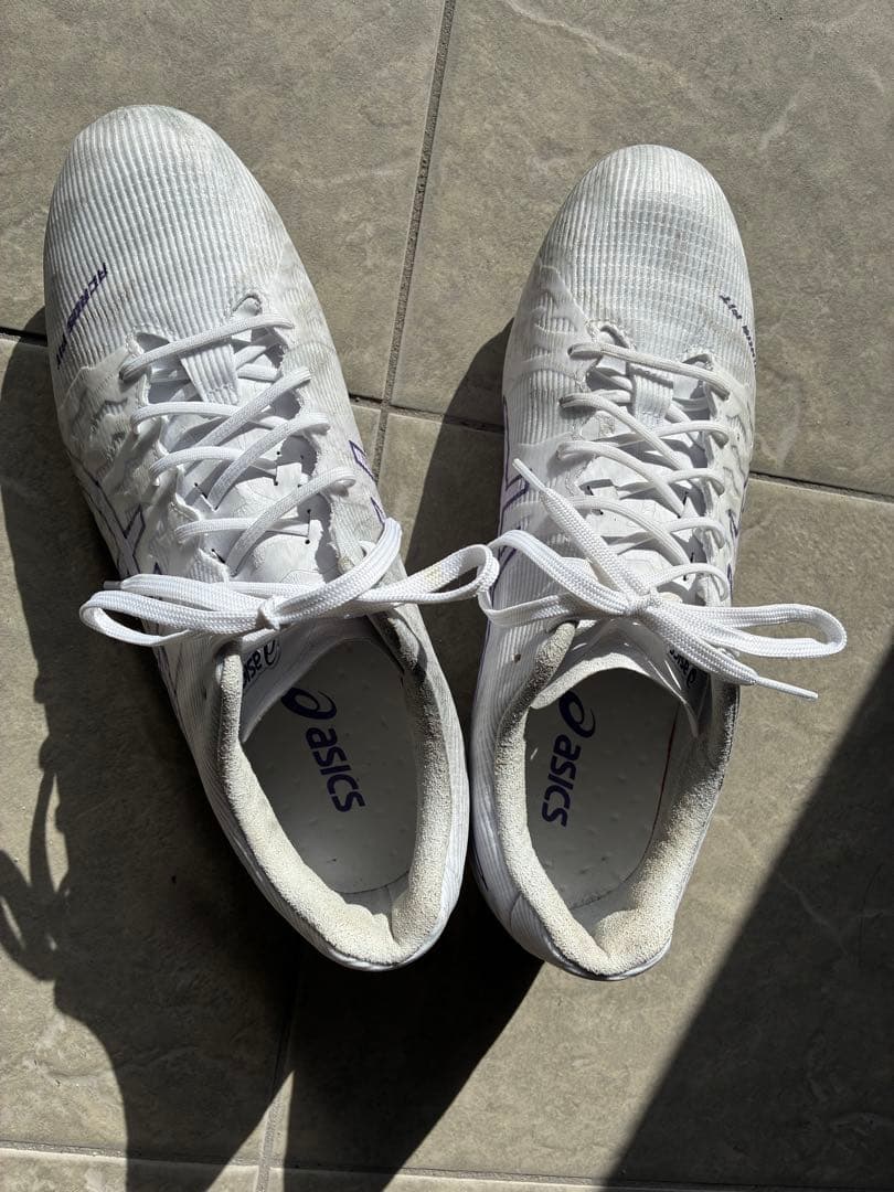 asics DS LIGHT ACROS PRO 3(ホワイト×パープル)