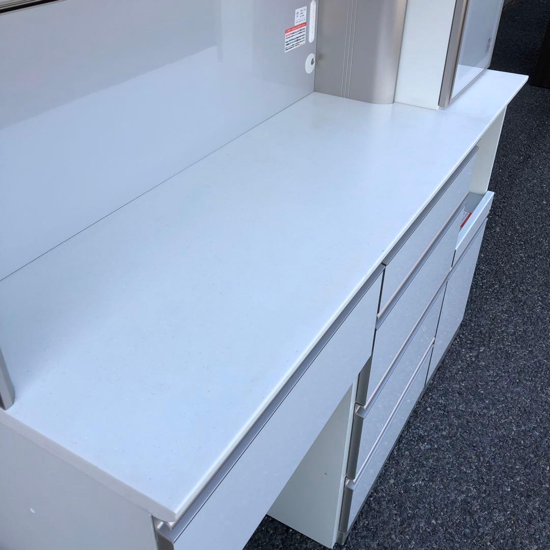 綾野製作所 AYANO 食器棚 ホワイト 全収納ソフトクローズ付き