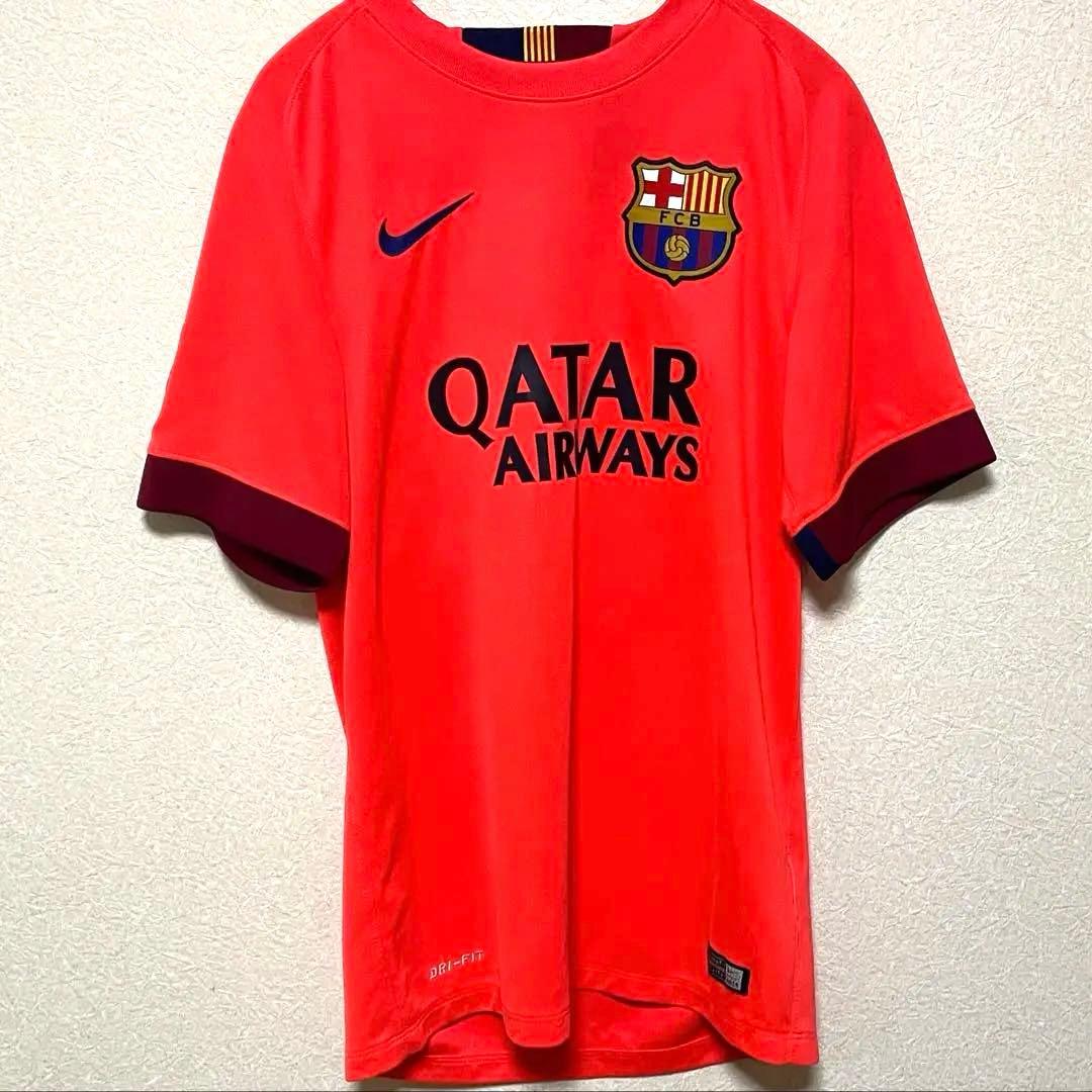 【正規品】バルセロナ 14-15 アウェイ メッシ トレブル M ほぼ未使用