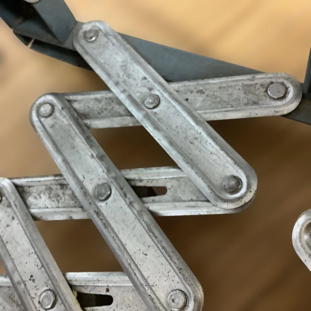 超希少 昭和レトロ 蛇腹式本立て ブックエンド ヴィンテージ アンティーク