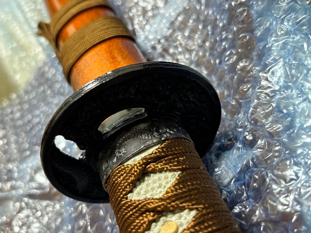 模造刀　脇差 金茶　大刀　袋付