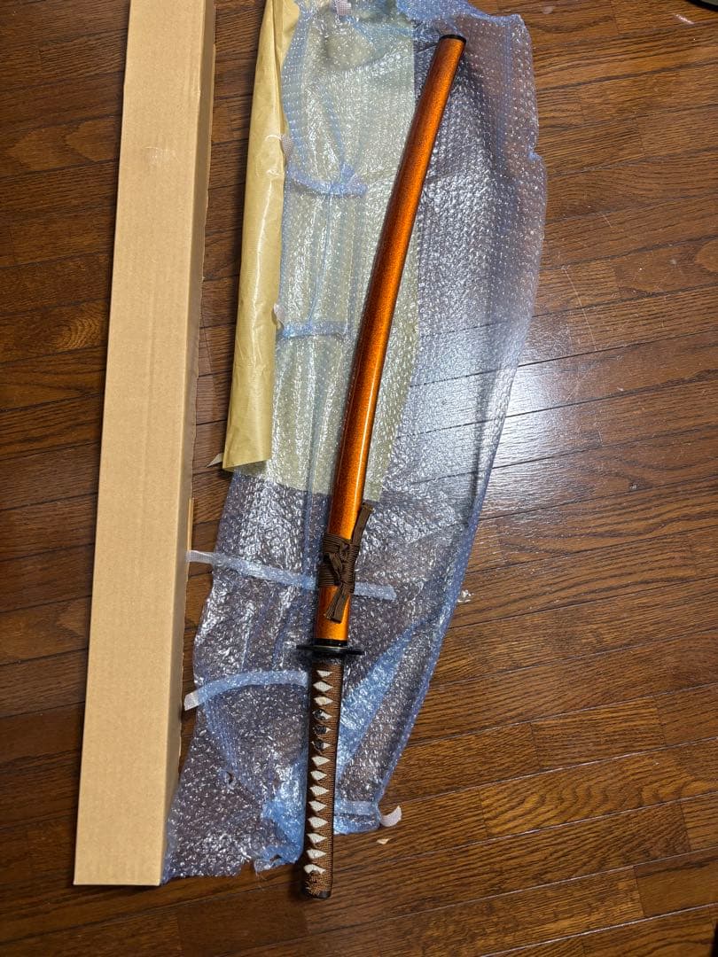 模造刀　脇差 金茶　大刀　袋付