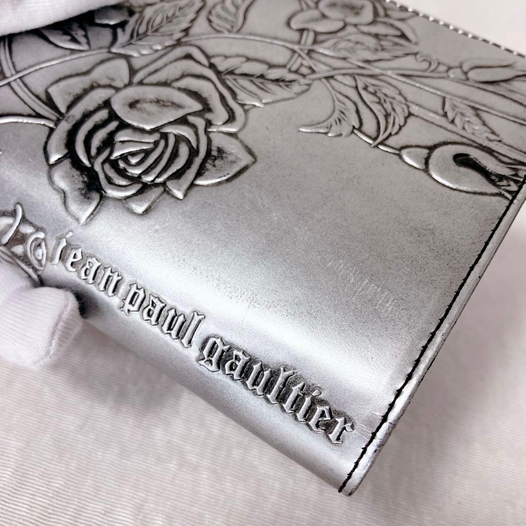 廃番品！】外観美品✨ジャンポールゴルチエ ニューローズ 二つ折り財布