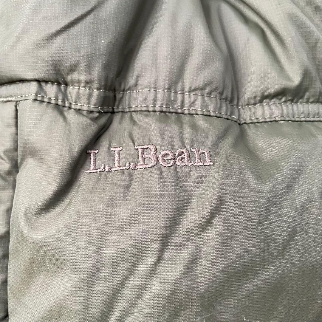 L.L.Bean down puffer jacket ヌプシ　短丈　カーキ
