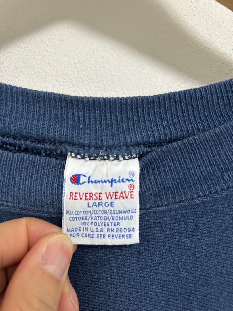 90's Champion REVERSE WEAVE USA製 ネイビー