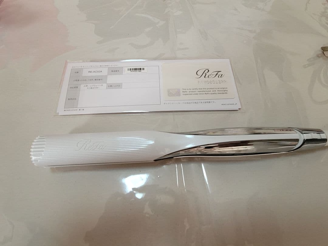 ReFa ストレートヘアアイロン ホワイト/シルバー