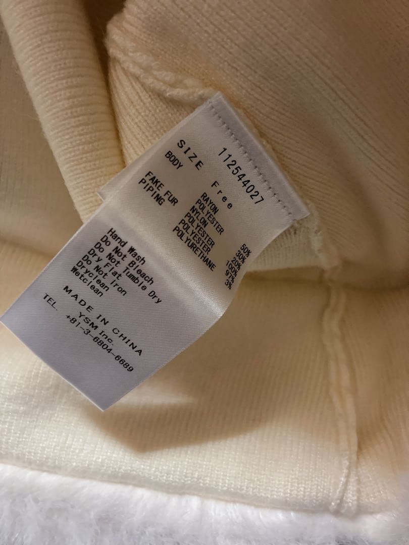 Darich ダーリッチ　ビジューケープニットミニワンピース　IVO アイボリー