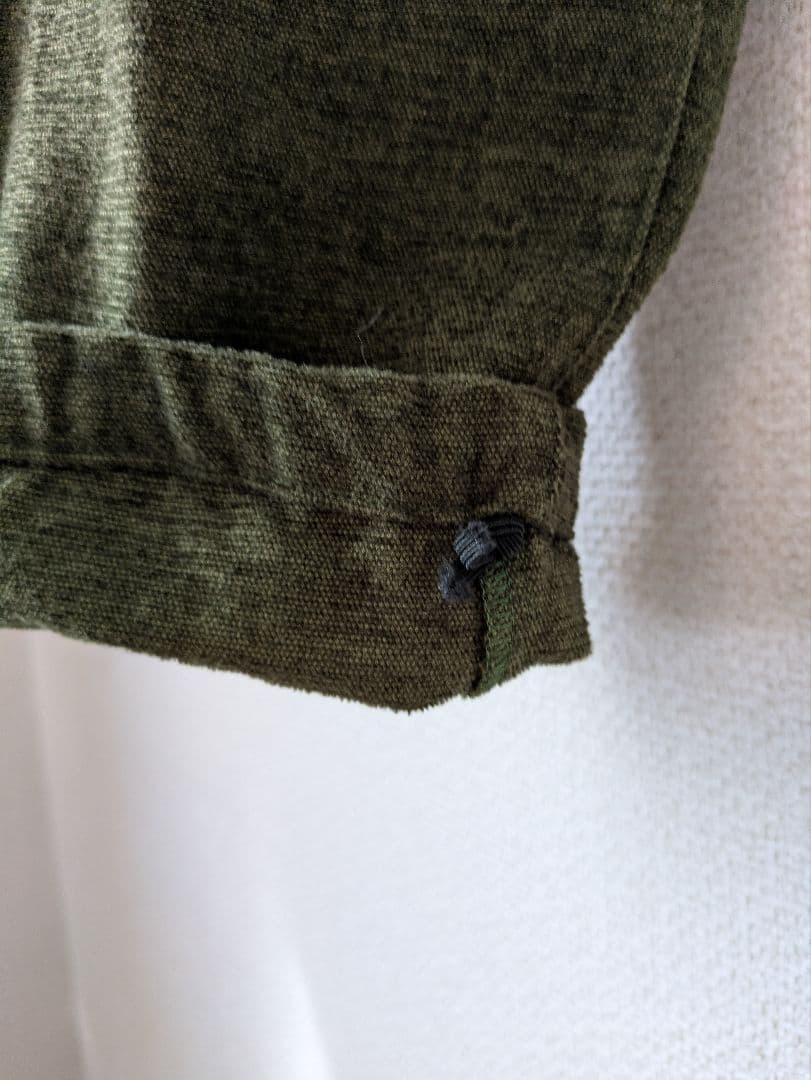 うなぎの寝床　MONPE 綿モール MUJIモスグリーン