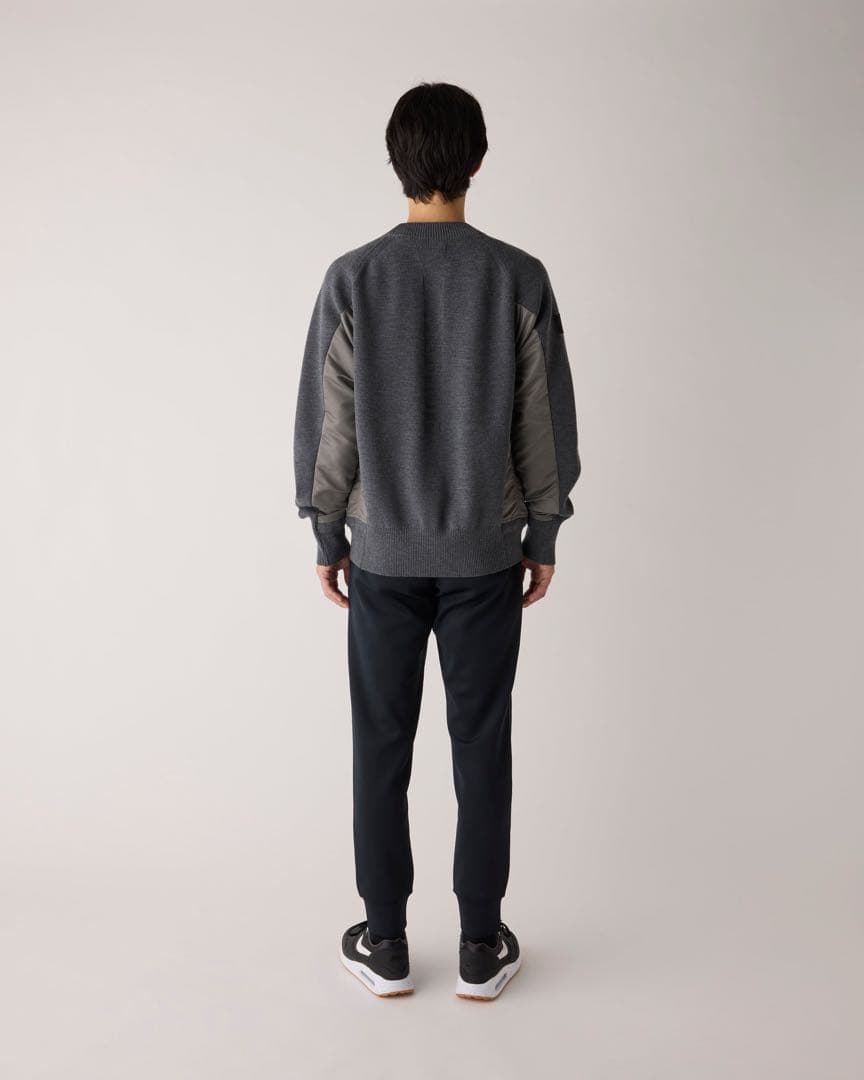 メンズウェア BRIEFING GOLF DOCKING CREWNECK KNIT M
