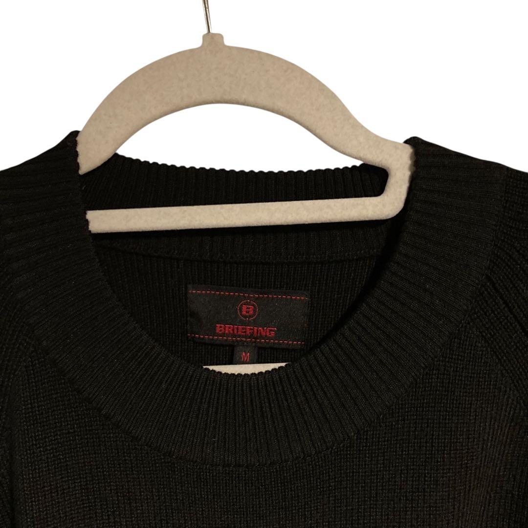 メンズウェア BRIEFING GOLF DOCKING CREWNECK KNIT M