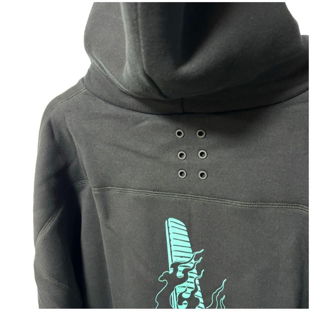 新品 ラッセルノ ゴルフ 族虎 ヘビーウェイト フーディ ブラック L 5