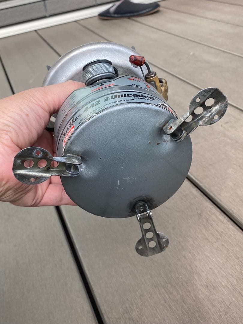 コールマン Feather モデル442／純正ウインドスクリーン／収納box付