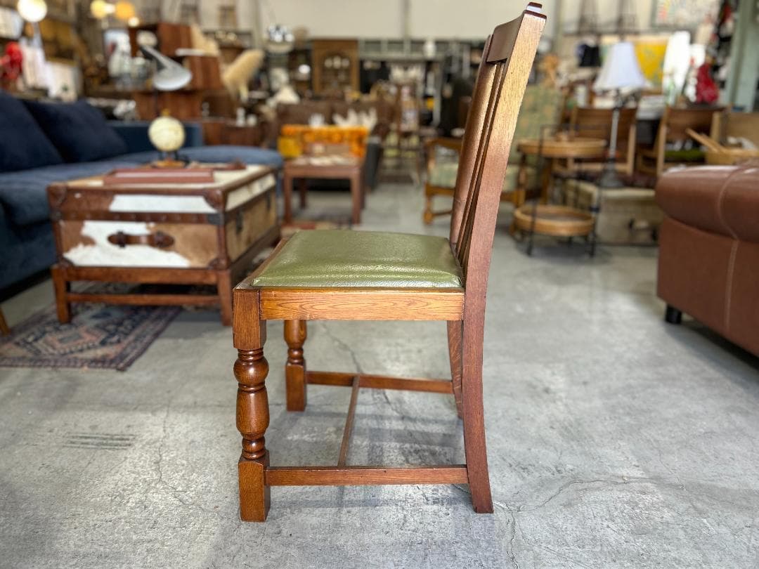 【EUR Vintage②】英国ヴィンテージ / ダイニングチェア｜オーク材