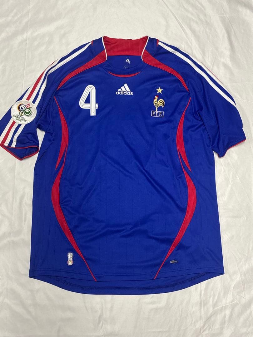 フランス代表 adidas シャツ VIEIRA 4 ユニフォーム