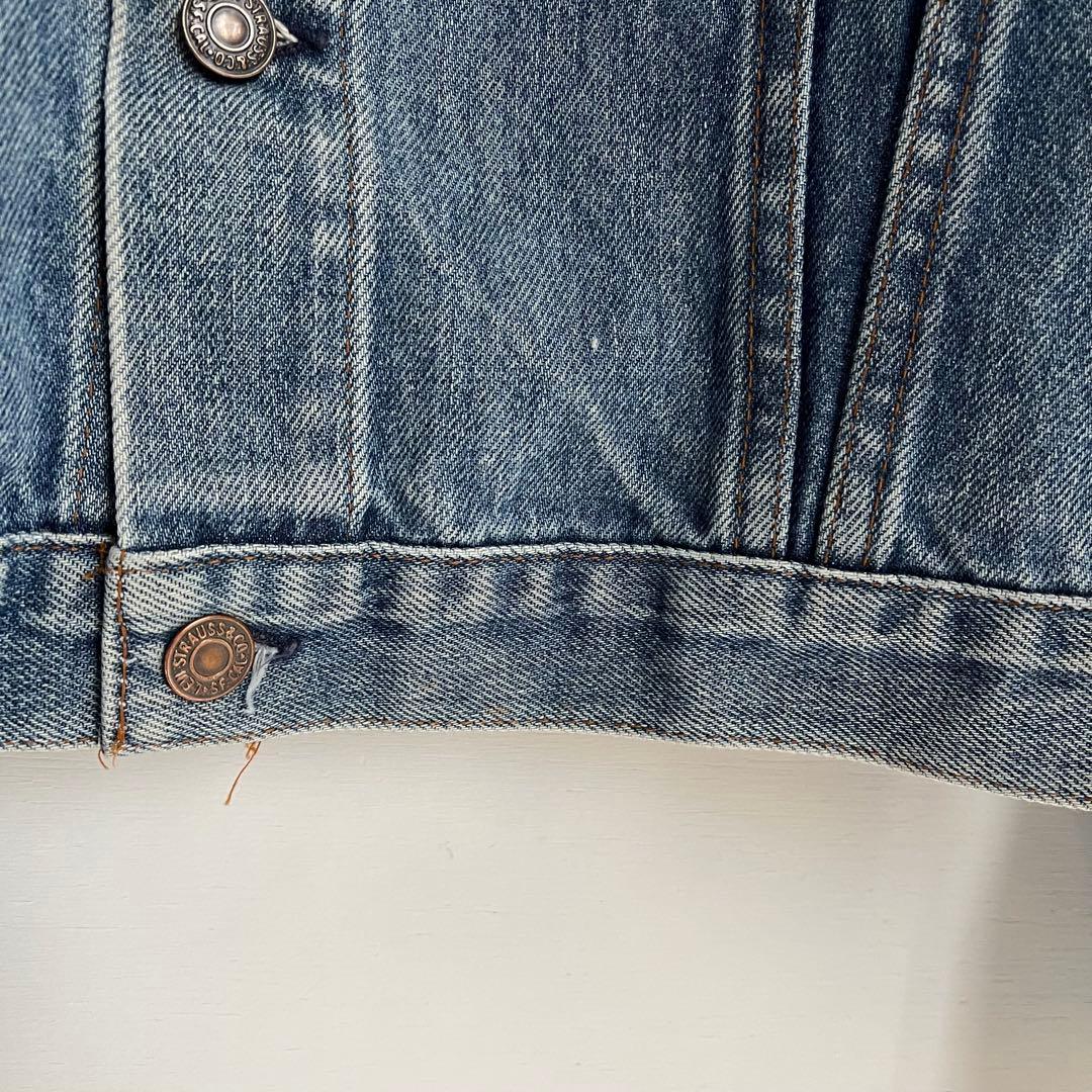 80s フランス製 Levis デニムジャケット 古着 ヴィンテージ 70500