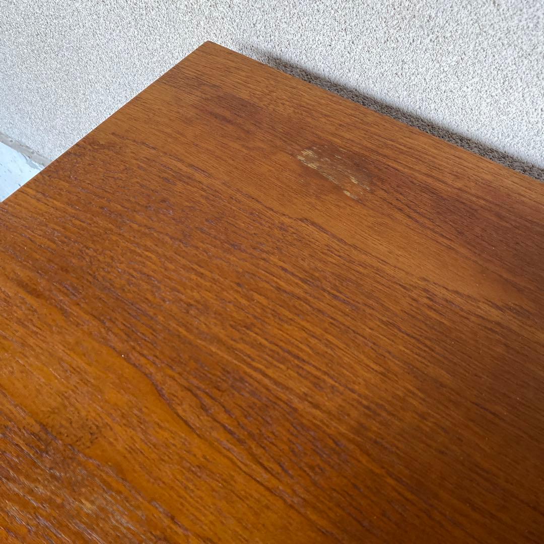 送料込み ジャパニーズモダン チーク 高さ調整式 デスク 机