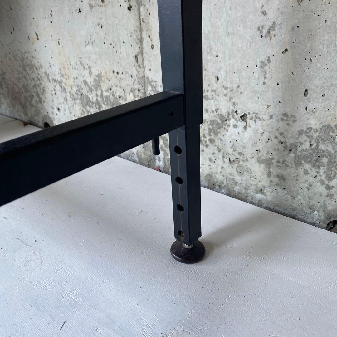 送料込み ジャパニーズモダン チーク 高さ調整式 デスク 机