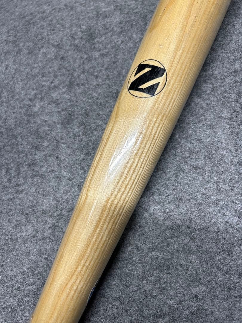 ZETT一般軟式用木製ヴィンテージバット　新品未使用品　昭和当時物　焼印ZETT