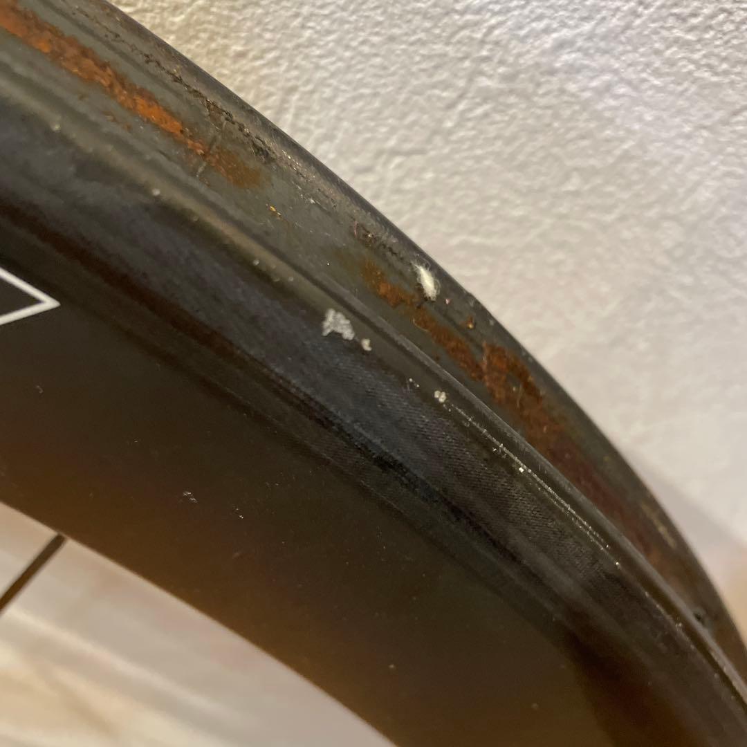 難あり EASTON EC90 AERO チューブラー ホイール シマノフリー