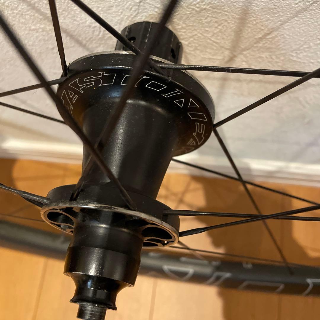 難あり EASTON EC90 AERO チューブラー ホイール シマノフリー