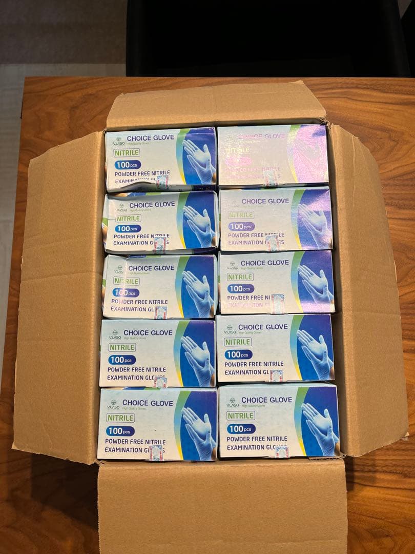 訳あり‼️ニトリルグローブSサイズ4000枚セット