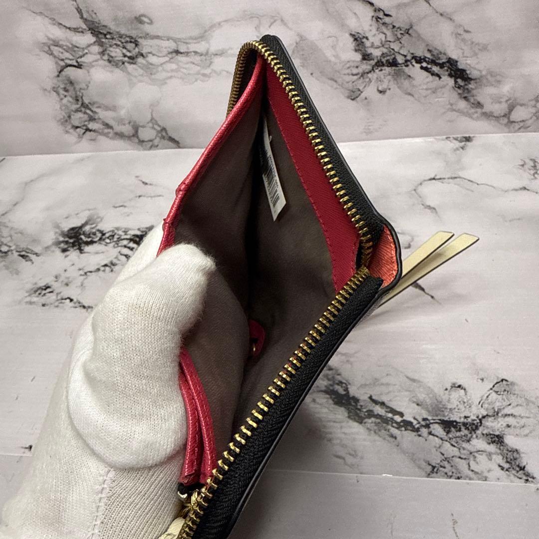 (未使用品)大人気、マークジェイコブス、スナップショット、ミドル財布、人気色、金