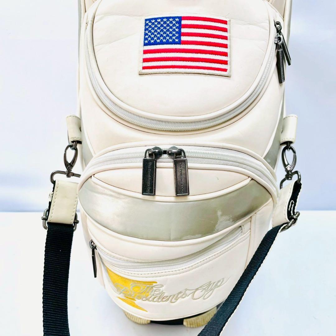 希少　プレジデンツカップ　記念　キャディバック　石川遼　タイガーウッズ