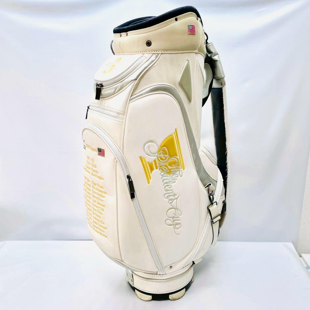 希少　プレジデンツカップ　記念　キャディバック　石川遼　タイガーウッズ