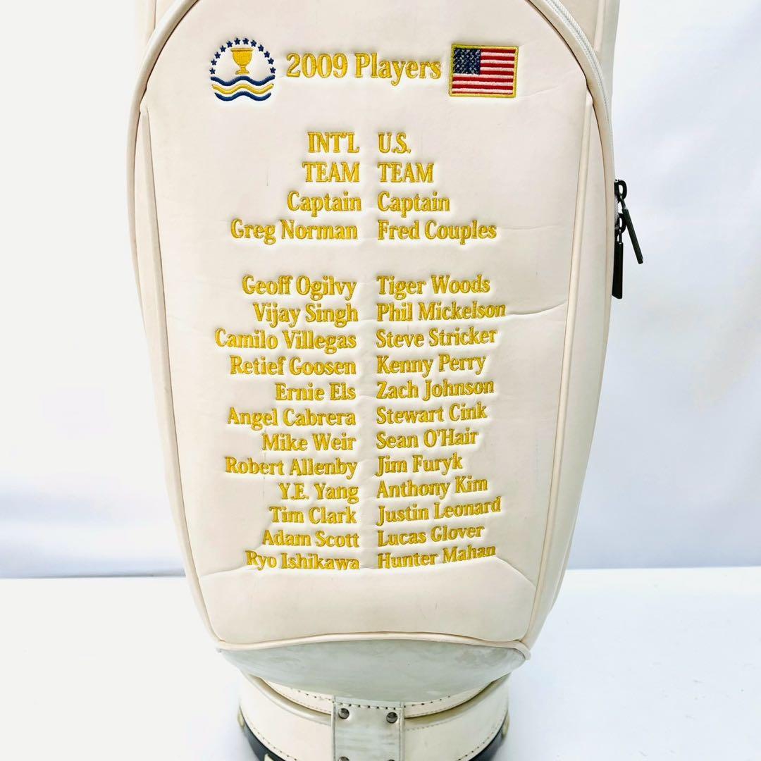 希少　プレジデンツカップ　記念　キャディバック　石川遼　タイガーウッズ