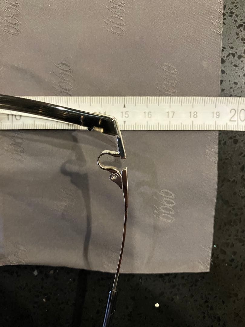 999.9 フォーナインズ M16老眼鏡+1.0 チタンフレーム高級モデル