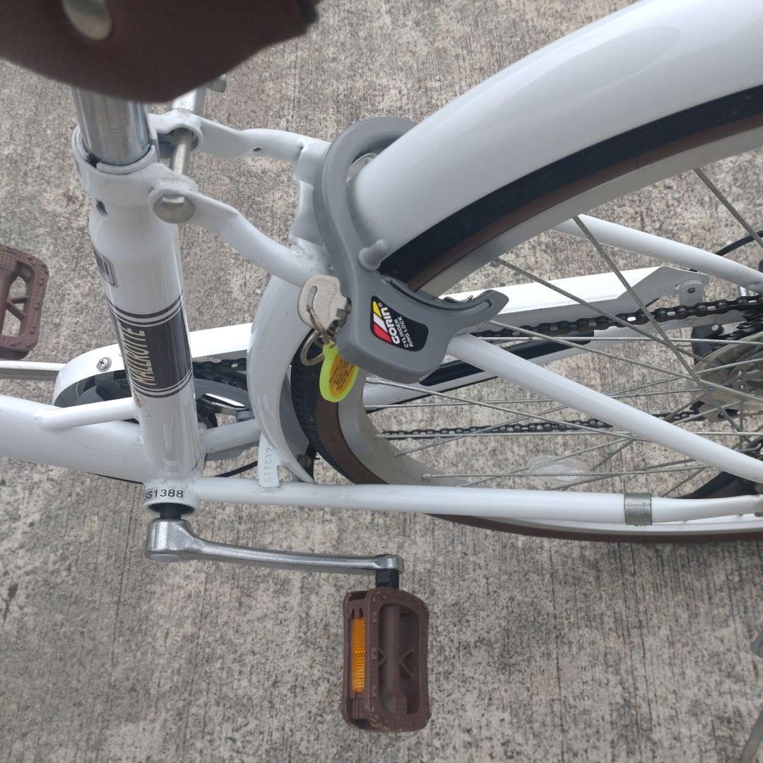 【愛知県豊橋市&田原市　直接引渡し限定】26インチ　シティサイクル ホワイト