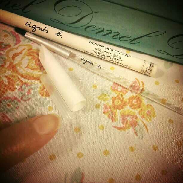 【未使用】Agnes b♡ミニブラシ♡ネイルペンシル