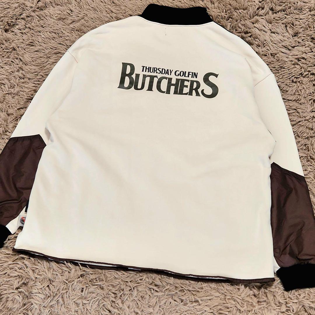 THURSDAY GOLFIN BUTCHERS ハーフジップ プルオーバー