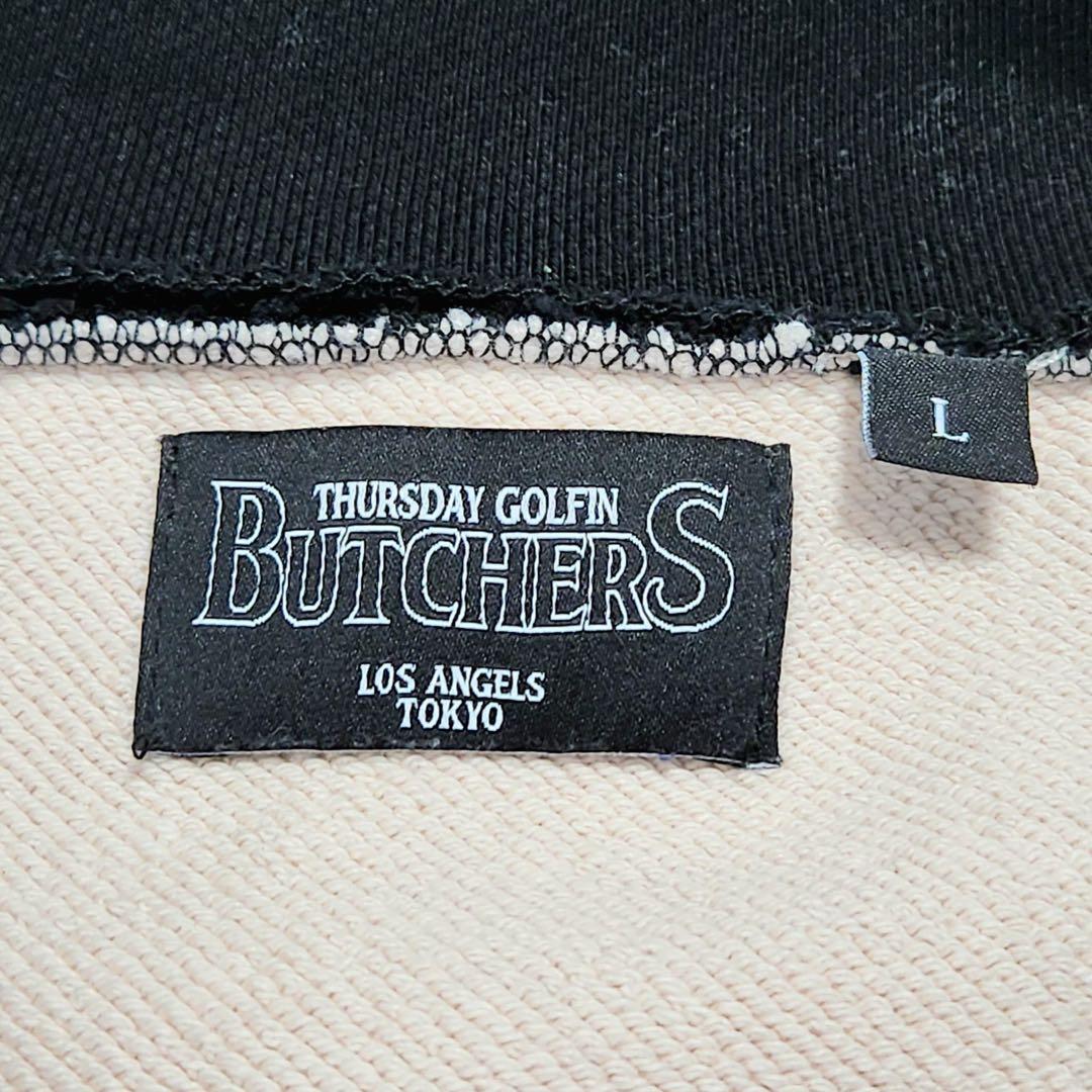 THURSDAY GOLFIN BUTCHERS ハーフジップ プルオーバー