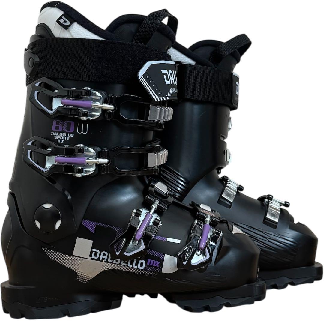 【タイムセール】DALBELLO 女性用スキーブーツ 23.5 ブラック