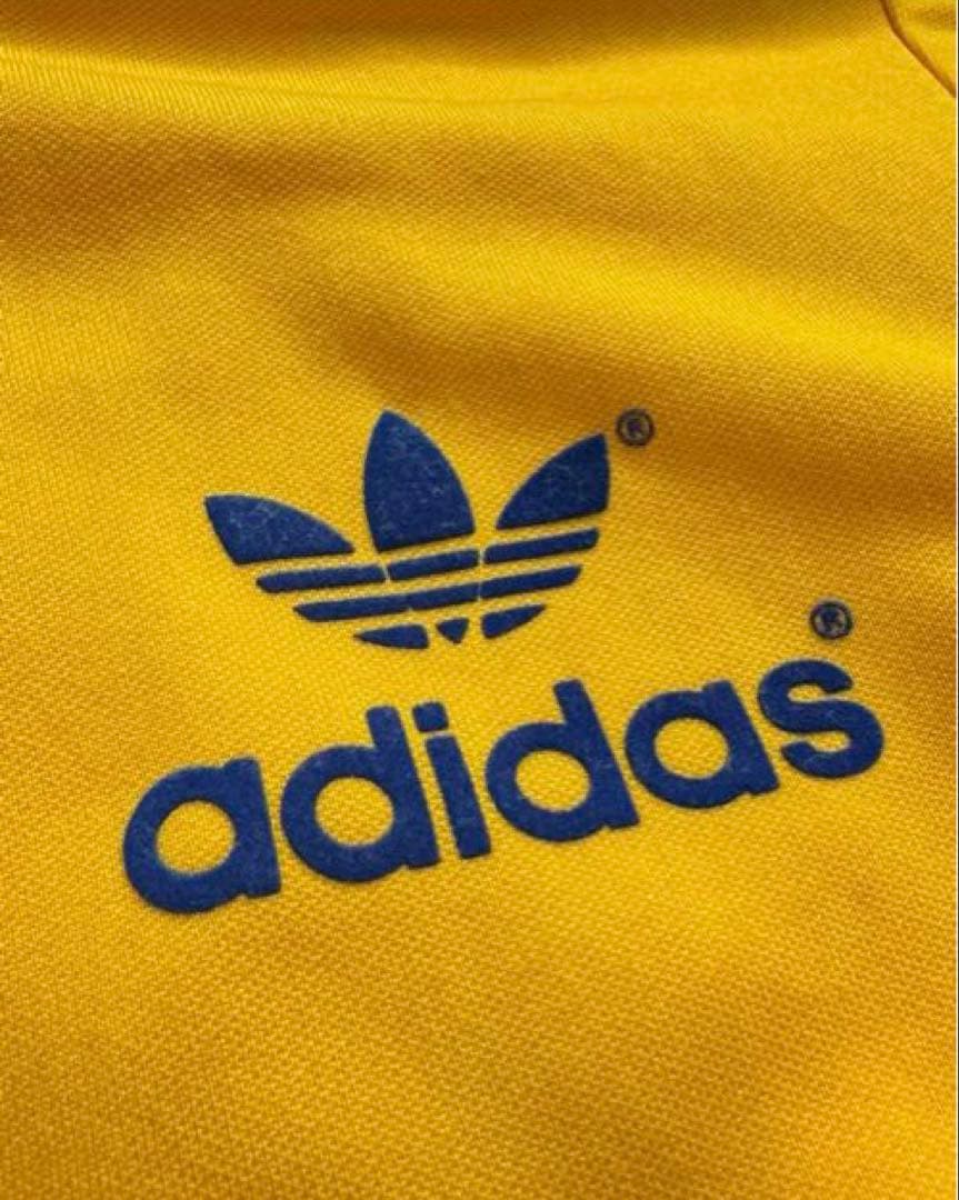 【希少美品】アディダス ジャージ トラックジャケット イエローブルー XL