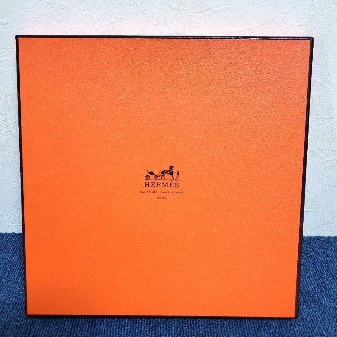 h406☆エルメスカレ90☆Tribord☆帆船スカーフ☆シルクイエロー×ブルー