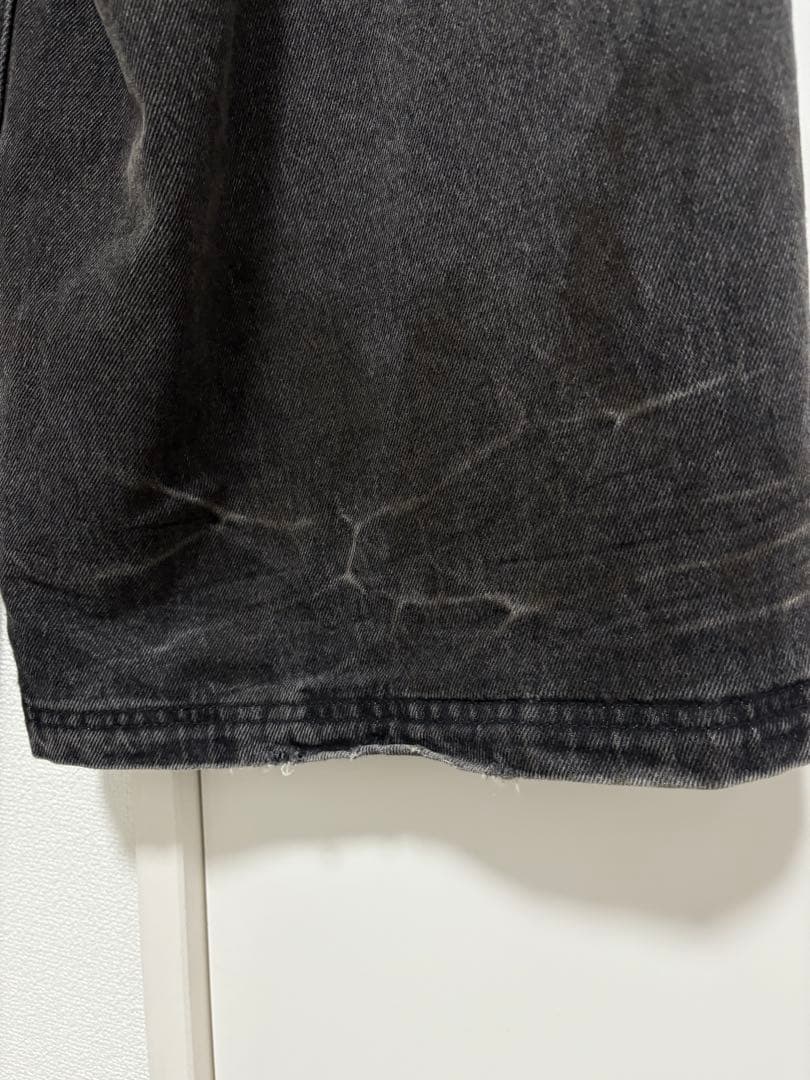 パンツ peoplesense Vintage Washed Black Wide L