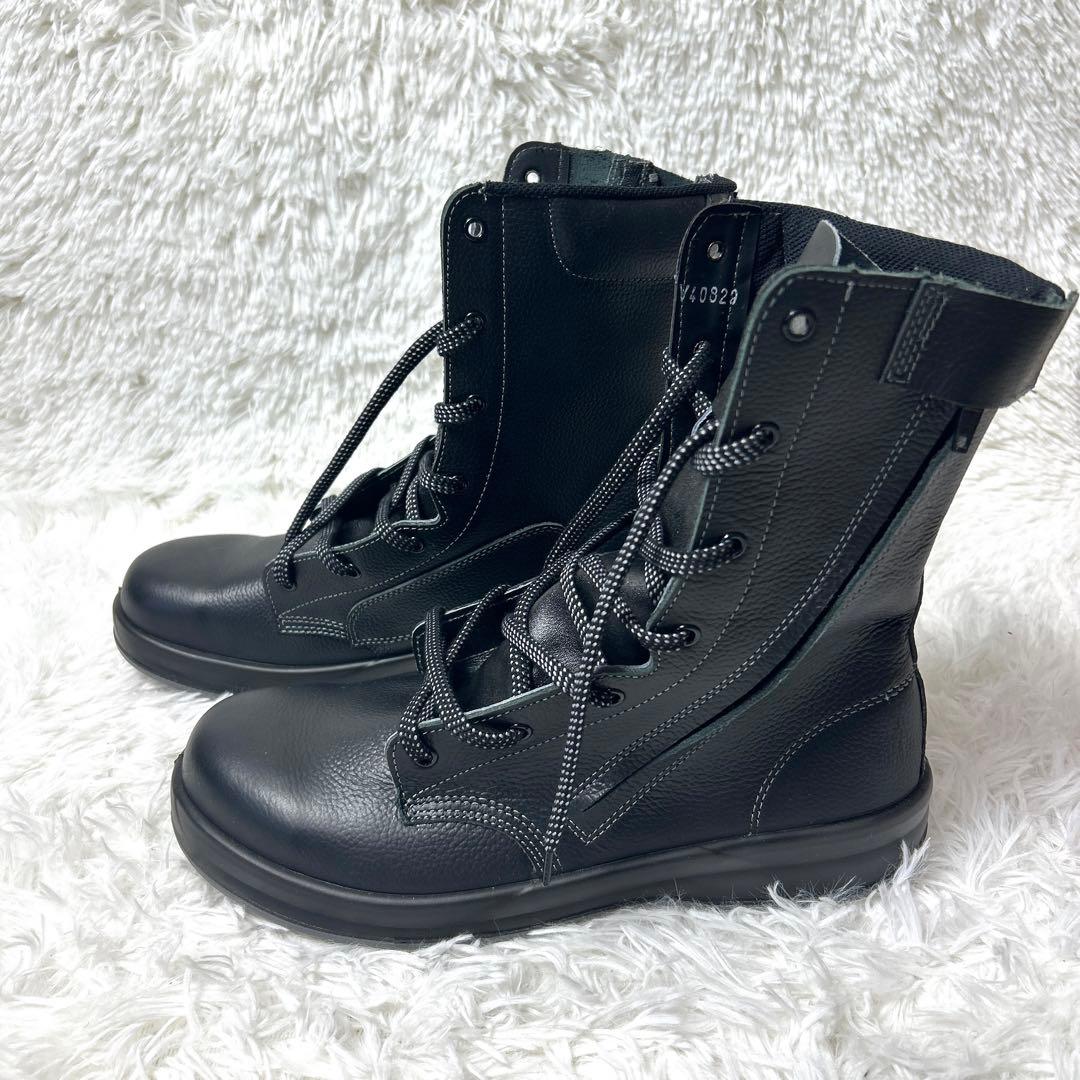 【未使用品】安全靴 26.0cm ブラック WS33 静電靴 消防 長編上